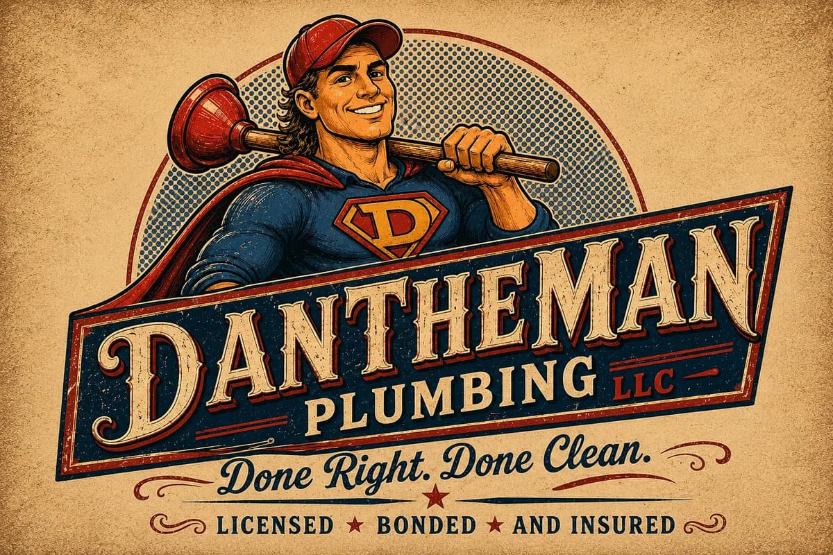 DanTheMan Plumbing — Done Right. Done Clean. Licensed, bonded and insured.